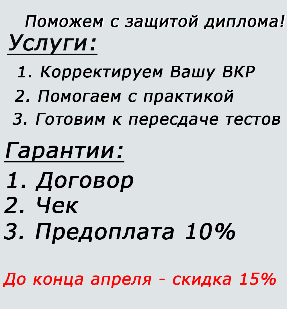 помощь в выполнении дипломных работ